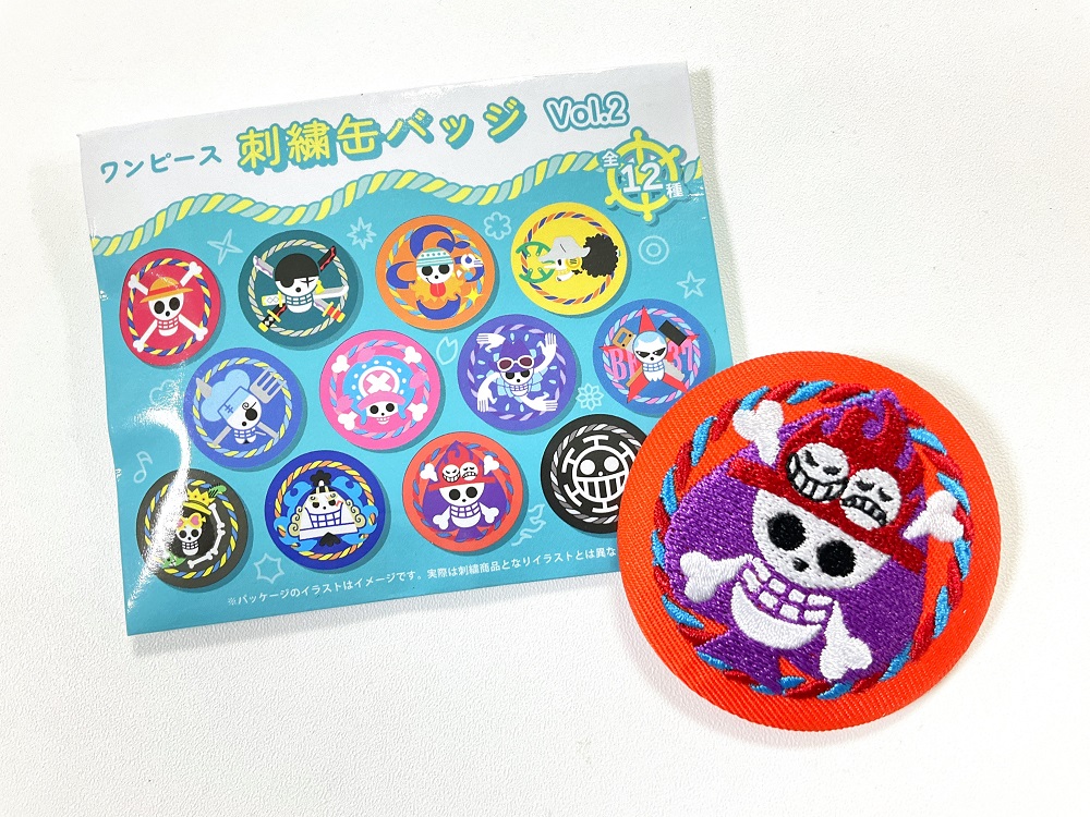 🔥おすすめ商品🔥 刺繍缶バッジ Vol.1/Vol.2 各880円(税込) ※こちらは