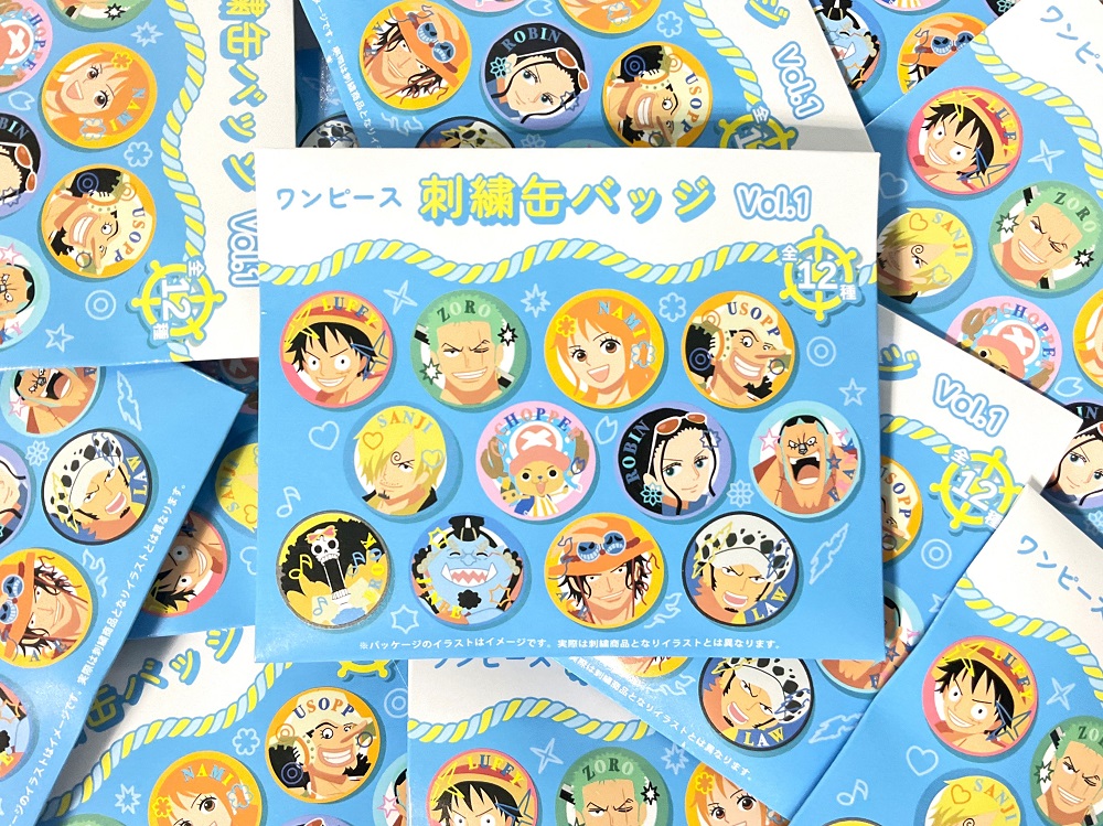 🔥おすすめ商品🔥 刺繍缶バッジ Vol.1/Vol.2 各880円(税込) ※こちらは