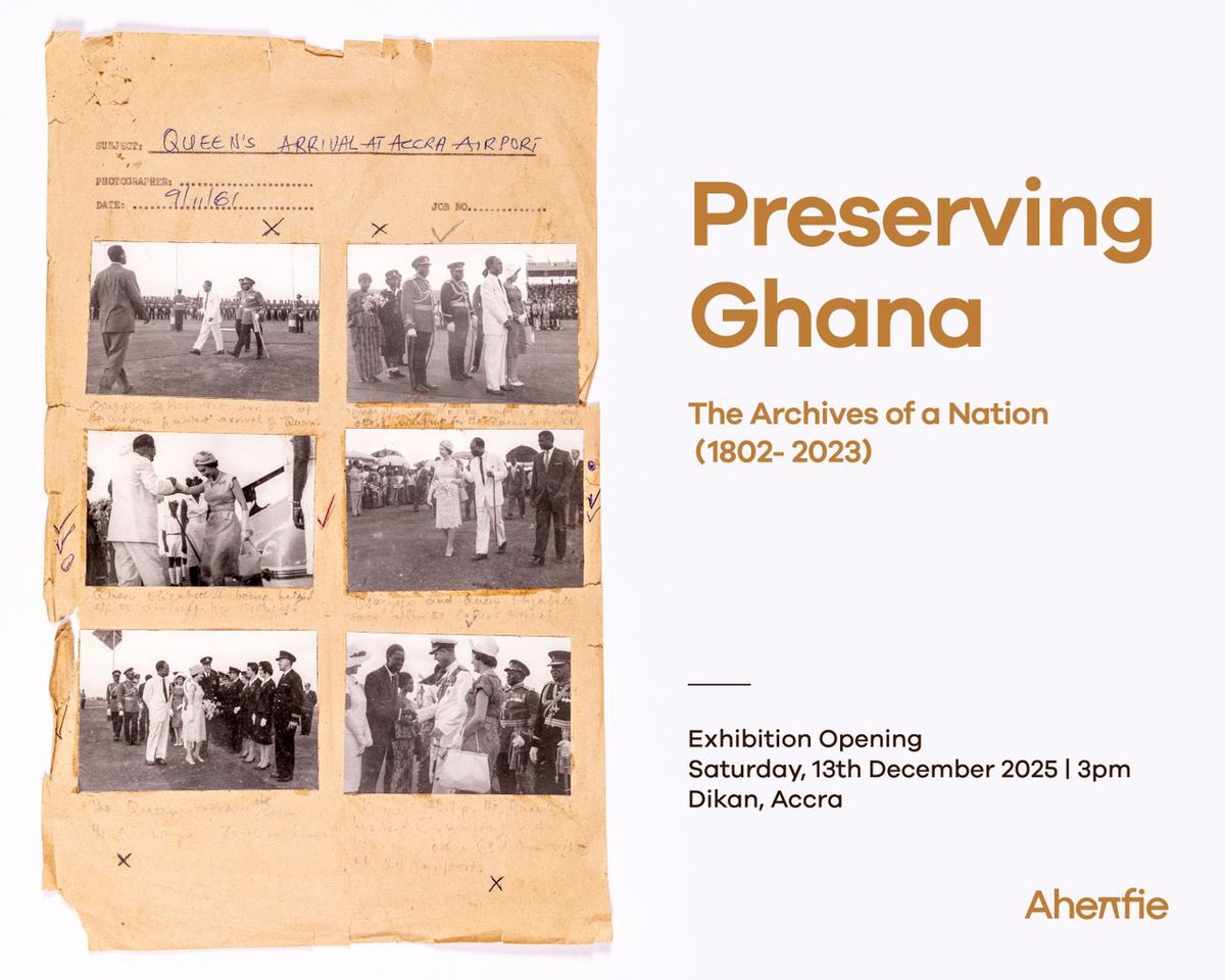 Please join us today <a href="/DikanCenter/">Dikan Center</a> as we launch an amazing  exhibition showcasing Ghana’s history.  And while at it, please support <a href="/p_ninson/">Paul Ninson</a> and the Center on the very impactful work they’re doing  for  🇬🇭