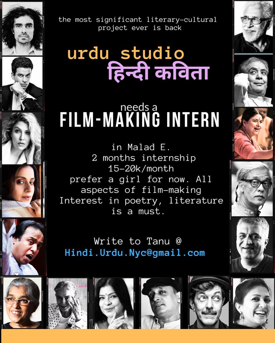 tanusharmaa's tweet photo. Join the most exciting project celebrating art, literature, culture and all other things beautiful:)

#hindikavita 
#urdustudio https://t.co/yOz0vKuGjh