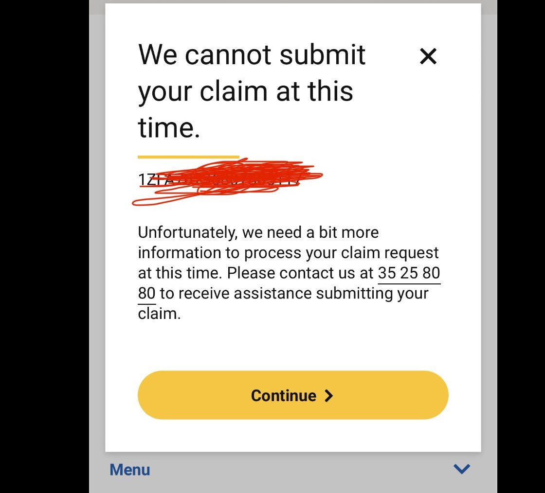 TweetMeNot7's tweet photo. @UPS  every time I either ordered anything using #UPS or received a courier u guys made a mess. You lost my package &amp; not even allowing me to put up a claim. What rubbish?  Filled every line item in your form and after pressing submit your website shows this? #CustomerServiceUPS https://t.co/crWVnlRBAo