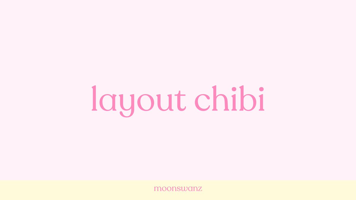 ‎ᵐᵒᵒⁿ - OPEN LAYOUT, QR DECO🎀✨ mt after dm tweet media