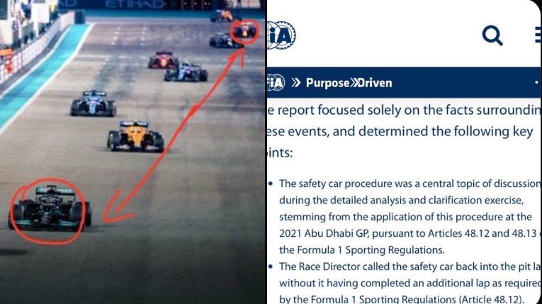 Formula_revhead's tweet photo. Exactly four years ago. THE #AbuDhabiScandal 2021, when the rules were broken just to make the golden boy win the WDC. 
Christian Horner said people will forget that night over time. No Horner, we won't let anyone forget and remind it every year. #HumanErrorChampion #F1xed https://t.co/lwX6uPPtg2