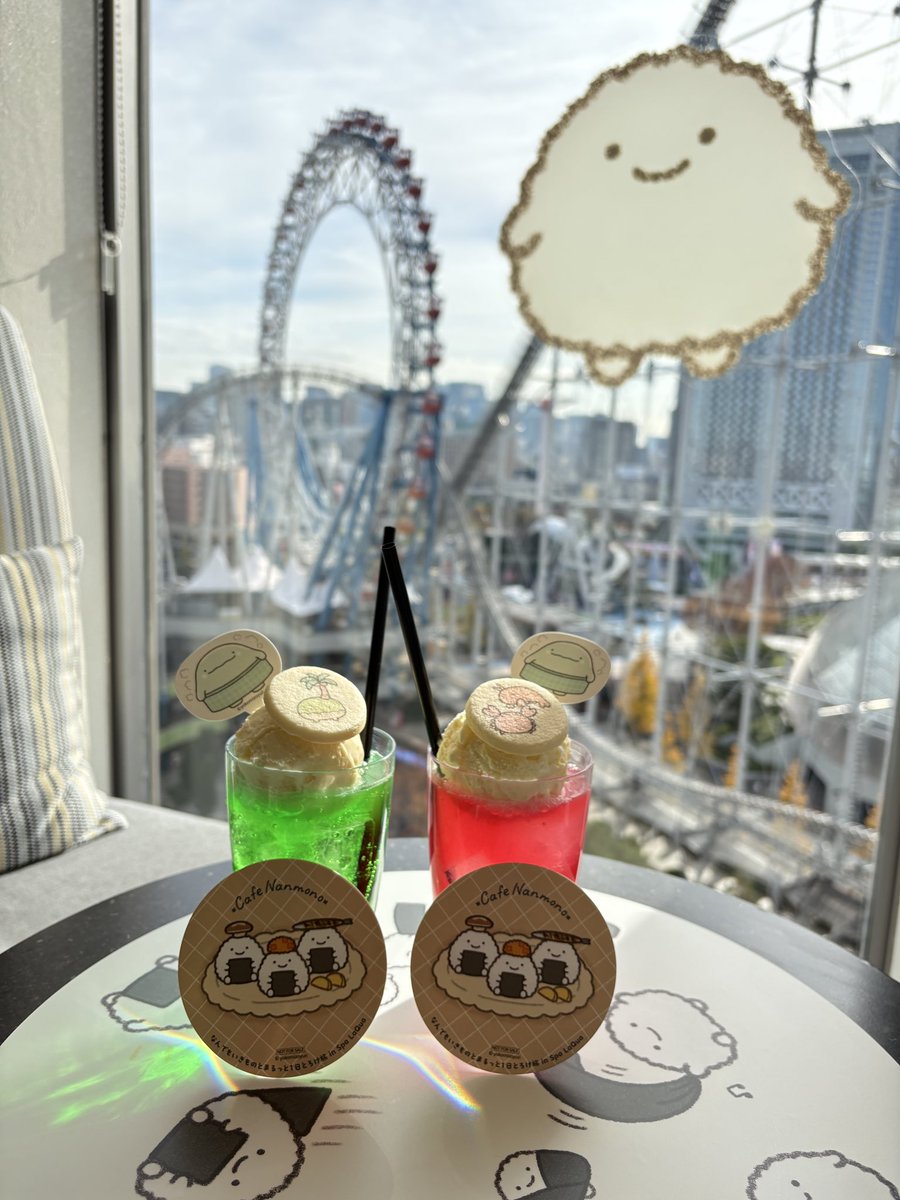 スパラクーア × #なんでもいきもの 9F #dayoffcafe コラボドリンク紹介