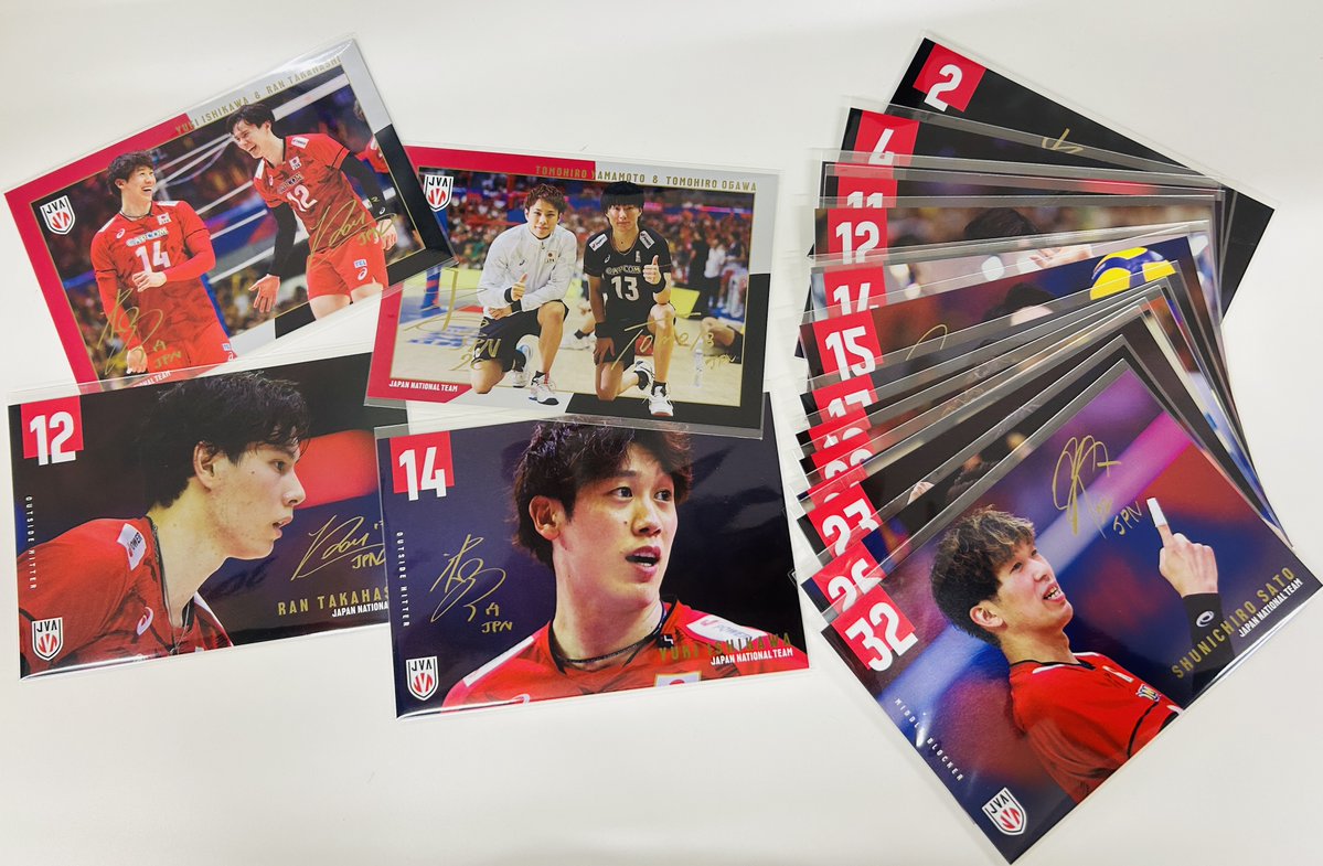 新商品入荷情報】 ・バレーボール男子日本代表 ポストカード