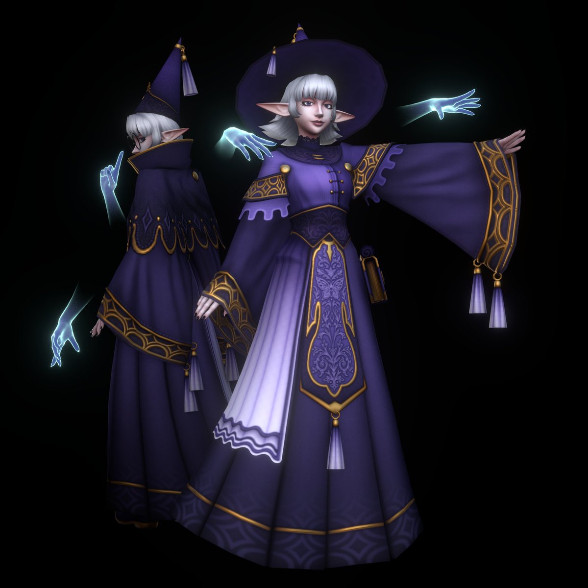 Going to start sharing some work I did on this Twilight Princess inspired VTuber I made for my pal <a href="/coolmoths/">moths</a> 
Heres a couple of renders.