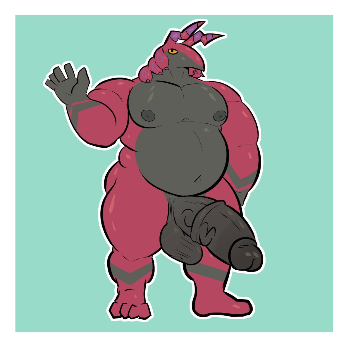 <a href="/Mike_cuernitos/">Mike</a> me consiguió a un scolipede, y lo amo 🥺💕
Lo llame Víctor y es un programador y tiene su equipo de IT, pese a su tamaño y apariencia es en realidad muy nervioso, pero eso no quita que la gente le tenga algo de miedo o respeto.
<a href="/Raichir0o/">Raichir0o (Open coms 🤘)</a> gracias por hacerlo ☺️