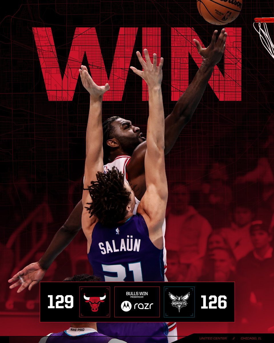 Coming back to Chicago with a W. Beep Beep!