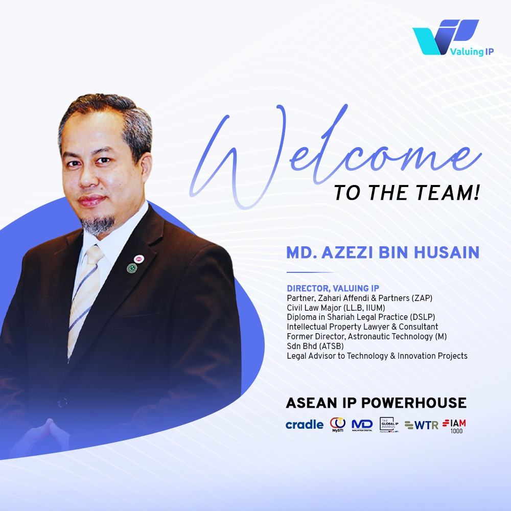 الحمد لله 🤲. Dilantik sebagai Director (Non-Executive) di Valuing IP.

Misi kami mudah: bantu orang faham nilai Harta Intelek, komersialkan dengan betul, bina kekayaan yang sah, supaya lebih ramai boleh dibantu.

IP bukan idea. IP ialah aset.
#ValuingIP #HartaIntelek #IPWealth0