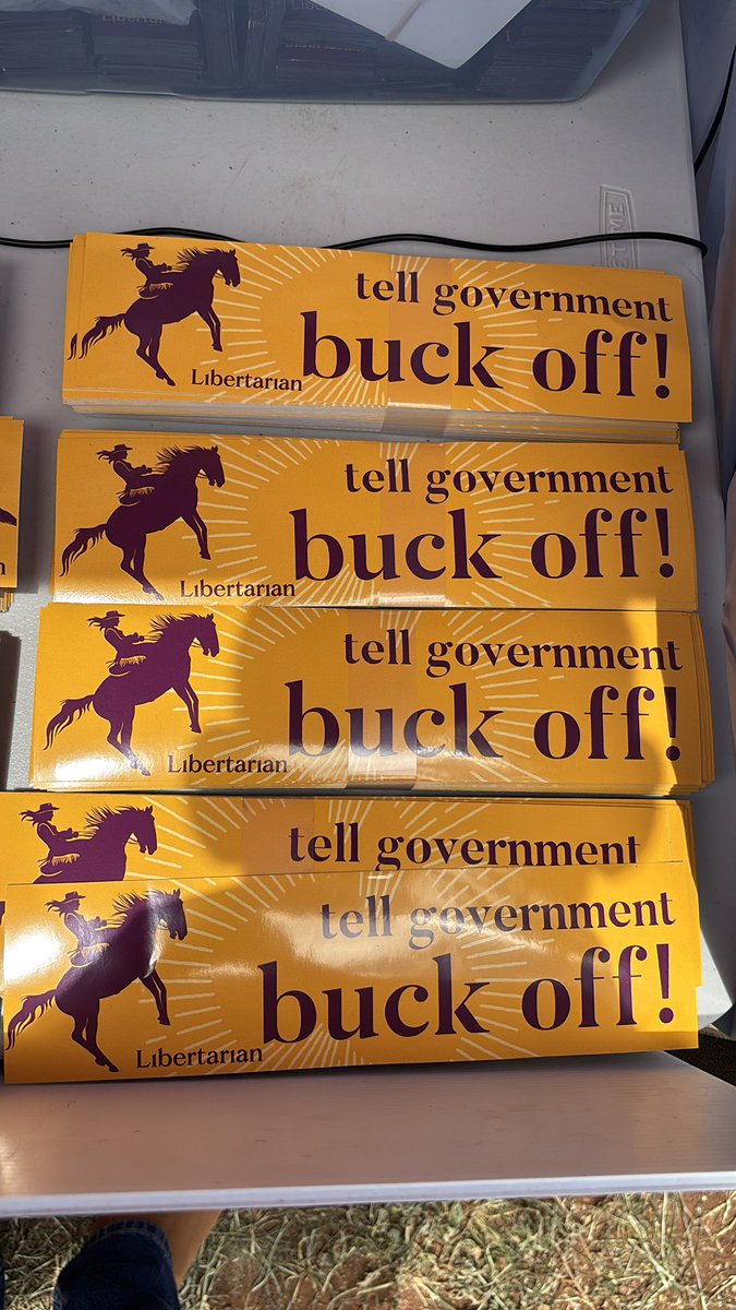 Very pleased to be supporting the Melton branch of the Libertarians at the Bacchus Marsh rodeo!

Our branches and the initiative and determination of our members to advance our principles is what sets us apart.

Say hi if you’re here and tell the government to buck off!