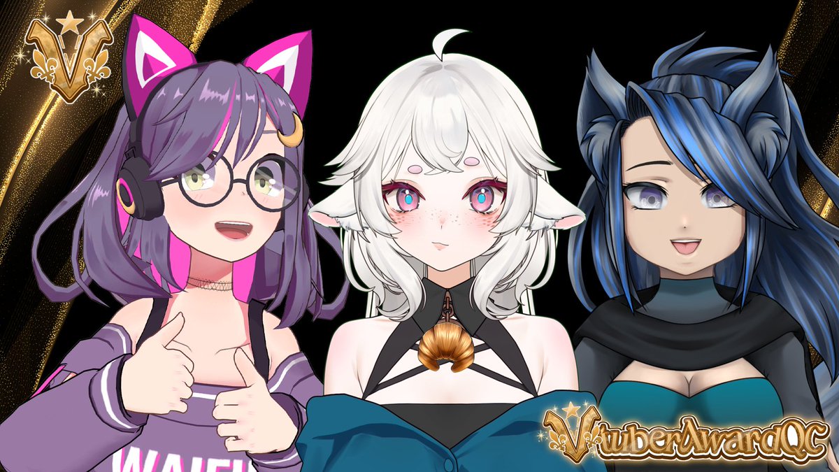 Il reste 1 jour pour voter pour vos V d'Anges préférées!

vtuberawardqc.carrd.co

❤️ Votez <a href="/SwtVanille/">SwtVanille 🥐 🍁 VT</a> pour:
- Vtuber d'Art
- Étoile montante

💙 Votez <a href="/MissLouvely/">MissLouvely (vtuber) l’experte des dating sim ;)</a> pour:
- Vtuber le plus cringe
- Miss Vtuber

💜 Votez <a href="/LuluneTV/">Lulune 🌙 RPG Specialist ⚜️ VtuberQC</a> pour:
- Discussion
- Événement
- Vtuber de l'année