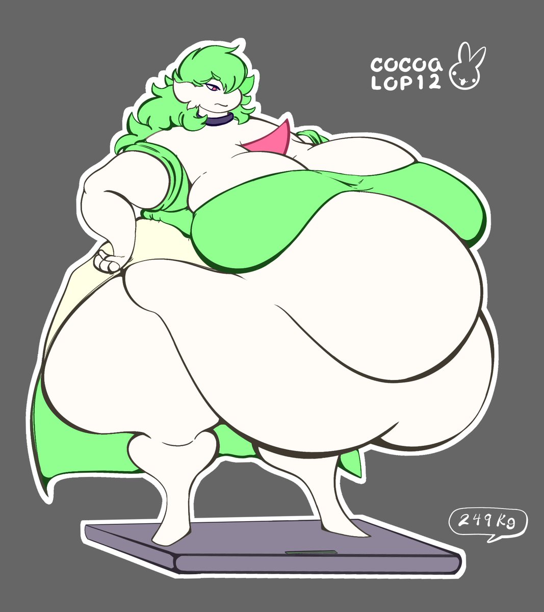 She wants to be heavier...