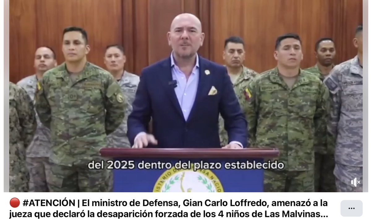 Kelme_boy's tweet photo. Nunca olvidar a los infames @MinLoffredoEc y @Palencia3Monica que amenazaron a la jueza que llevaba el caso e intentaron presionar para liberar a los militares implicados. https://t.co/co6woQKr0b