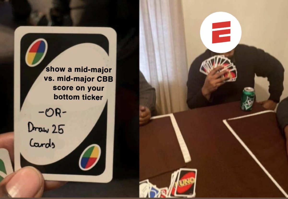 mid_madness's tweet image. ESPN hates college basketball almost as much as it hates football