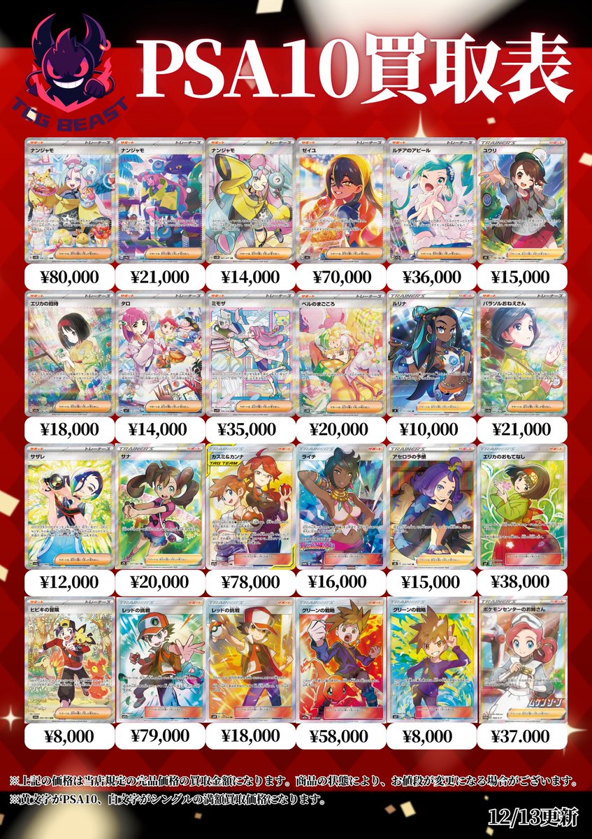 397/SM-PリーリエPSA107400000 119/114リーリエPSA102100000 086/069