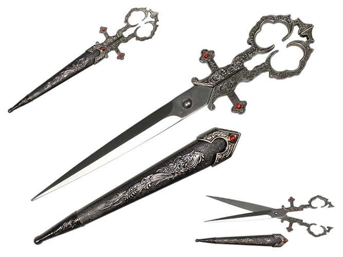 KeyaOmega's tweet image. I just received Medieval Renaissance Scissors Bodice Dagger Dirk Knife - Silver from snortherainbow via Throne. Thank you! throne.com/keyaomega #Wishlist #throne