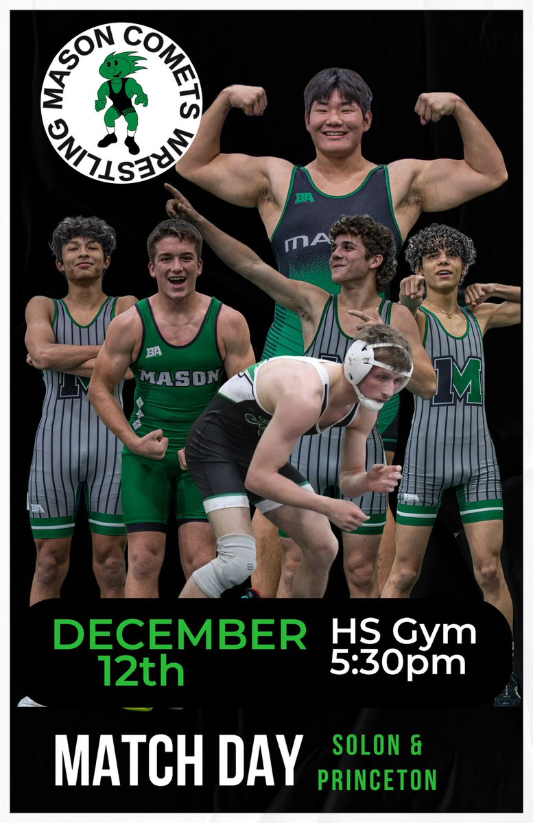 CometsWrestle's tweet photo. Two Matches | Two Dual Wins

Mason over Solon &amp; Princeton https://t.co/vcU6N2WMFS