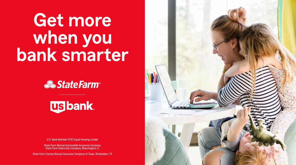 StateFarmCA's tweet image. Bank smarter with the U.S. Bank Smartly® Suite. Enjoy rewards, fee waivers and smart digital tools to help grow your money – all with one simple application. You’ll unlock even more benefits as your relationship with U.S. Bank grows. Contact my office to learn more.