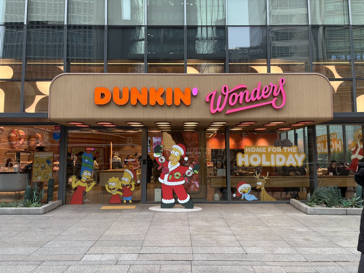 韓国のダンキンドーナツは大好きなザ・シンプソンズコラボ展開中！2