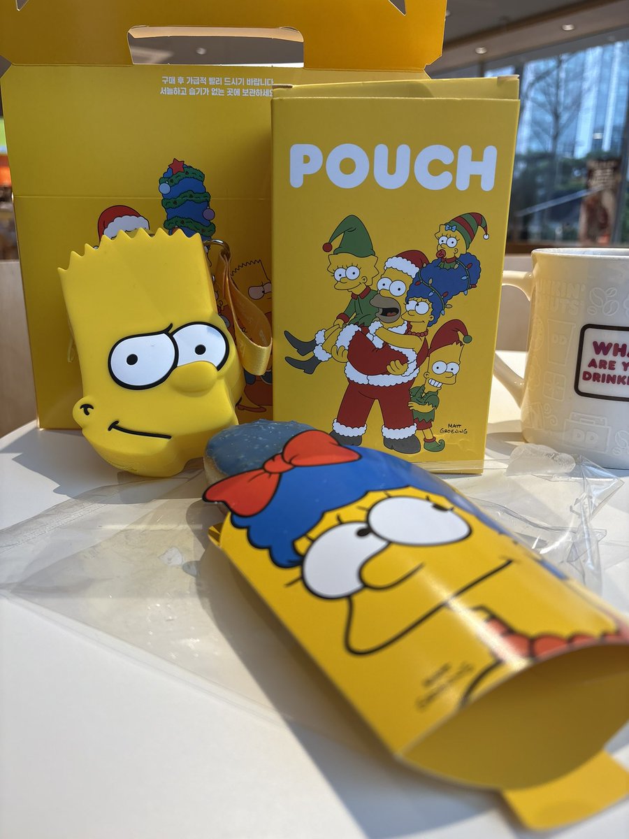 韓国のダンキンドーナツは大好きなザ・シンプソンズコラボ展開中！2