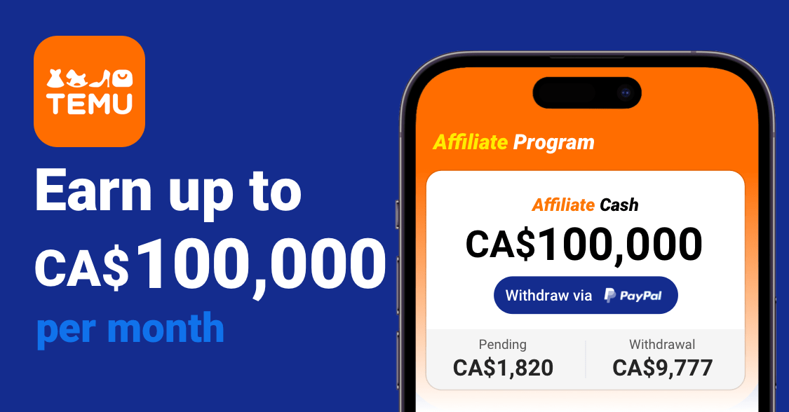 JayTechFirst's tweet image. 🚀 Help Me Earn Instantly – Just 1 Click!
Hi friends! 👋 Join me on Temu’s affiliate program—no payment needed! Just sign up via my link, and I’ll earn CA$75 instantly 💰 PLUS, you’ll get free rewards too! 🎉
🔗 temu.to/k/gdlho22zygo 🔍 ino96902