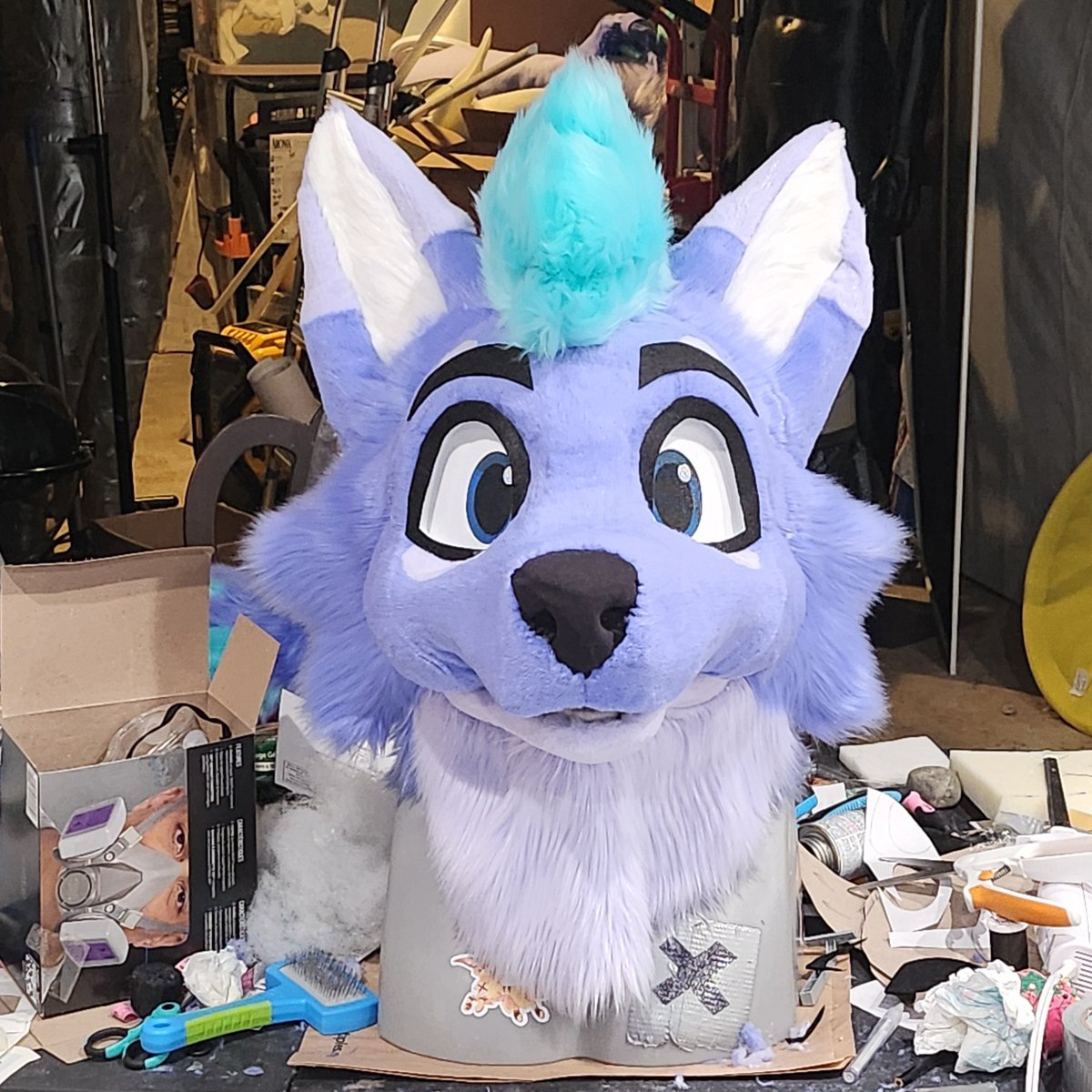 ScruffTBL_Suits's tweet photo. Fursuit Friday means a new suit for us to show! Meet Mox the Fox- this adorable new friend features five-fingered handpaws, following eyes, removable eyelids, and a moving jaw! https://t.co/CBBxGfOvEr