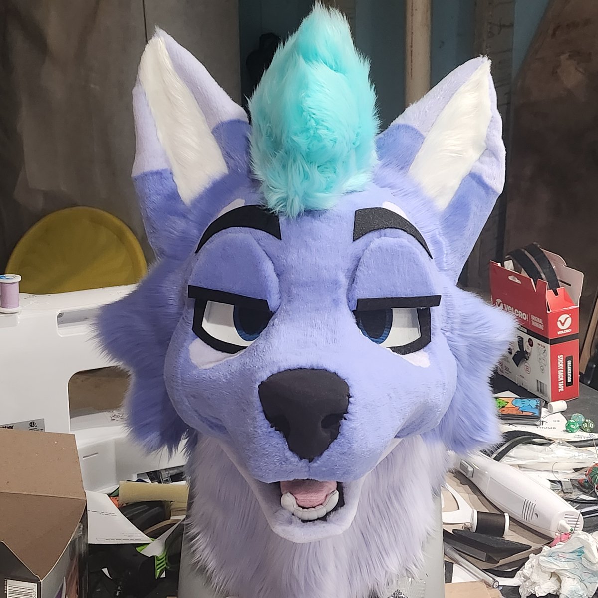 ScruffTBL_Suits's tweet photo. Fursuit Friday means a new suit for us to show! Meet Mox the Fox- this adorable new friend features five-fingered handpaws, following eyes, removable eyelids, and a moving jaw! https://t.co/CBBxGfOvEr