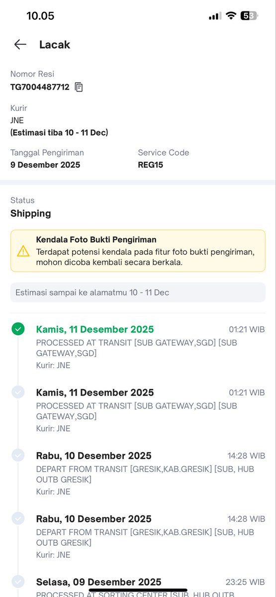 Menurut gua sih ini udah rekor pengiriman terlama ya min <a href="/JNECare/">JNE Customer Care</a> <a href="/JNE_ID/">JNE Express</a>
