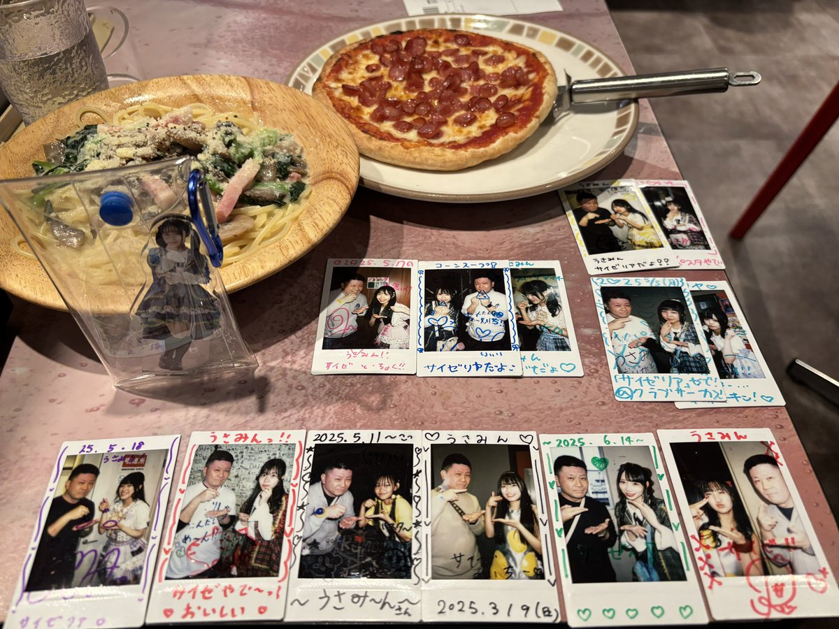 🐇⸒⸒🦊2の前にサイゼで🍝🍕 🐇⸒⸒🦊2の前にサイゼで🍝🍕