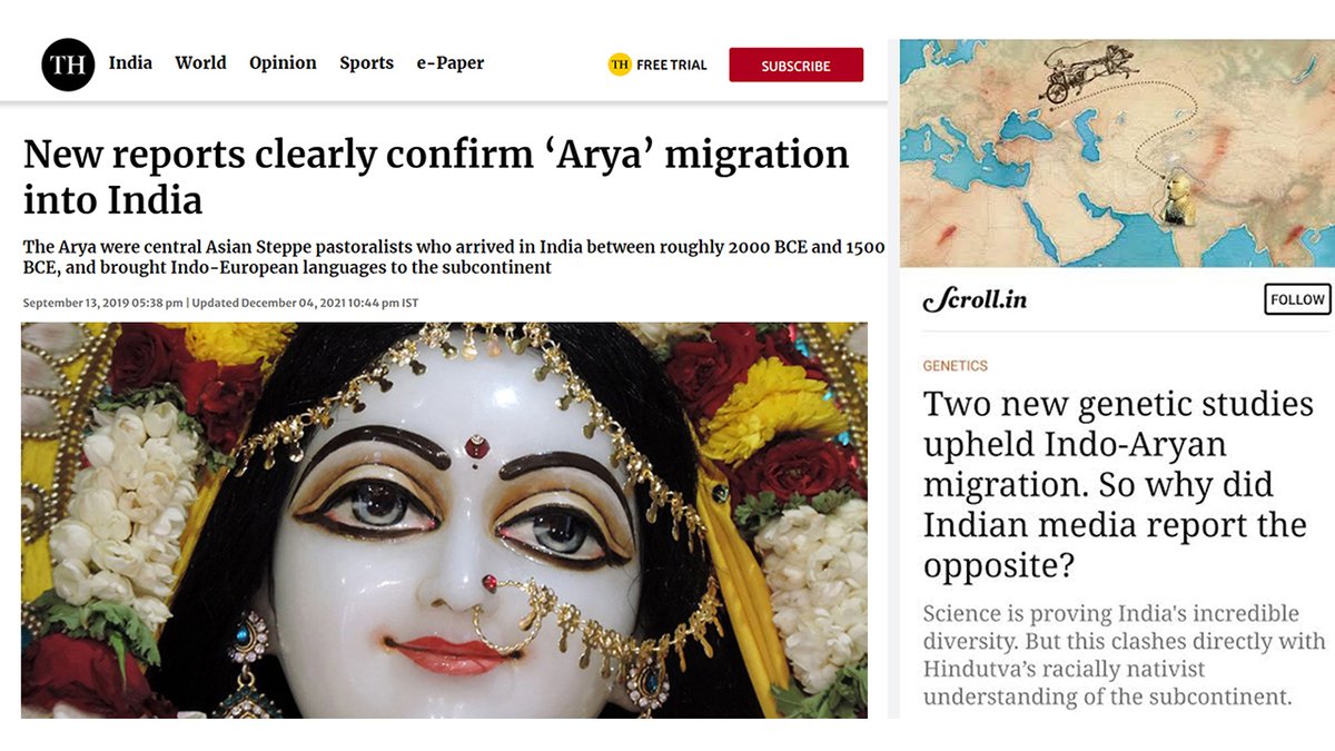 robertsepehr's tweet photo. @DesiKing_ Correction: Aryans created civilization. 
And your racial caste system.

India's Genetic Ancestry
https://t.co/xRlsEFWeRy https://t.co/6PCDsCA74A