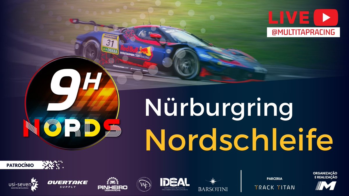 🔴ESTAMOS AO VIVO🔴

Chega mais que a transmissão das 🏁9h de Nords🏁 já começou. Acompanhe 🔴AO VIVO🔴 com narração de Telmo Camargo, Rodrigo Gatti e Zé Henrique🤩.

📆ASSISTA AGORA📆 - youtube.com/live/34d4B9dqp…

🚦MULTITAP RACING, A CASA DO ACC NOS CONSOLES🚦