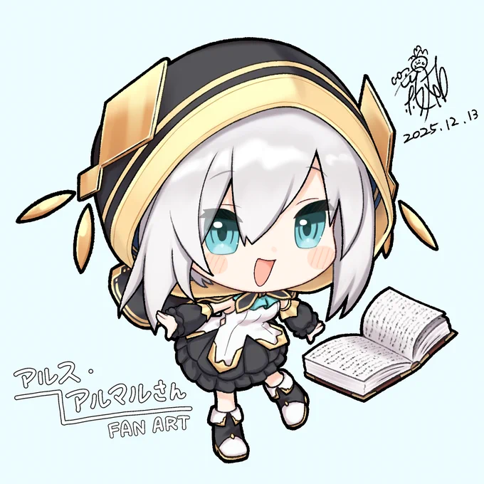 にじさんじ アルス・アルマルさん、完成 ビジュアルもさることながら唯一無二の声色と空気感に魅了されます。聴いているとなんだか穏やかな気持ちになるので癒されたい方にオススメ。 #マル描いてちょんっ 《いいね100でヤル気UP》応援いいねお願いします