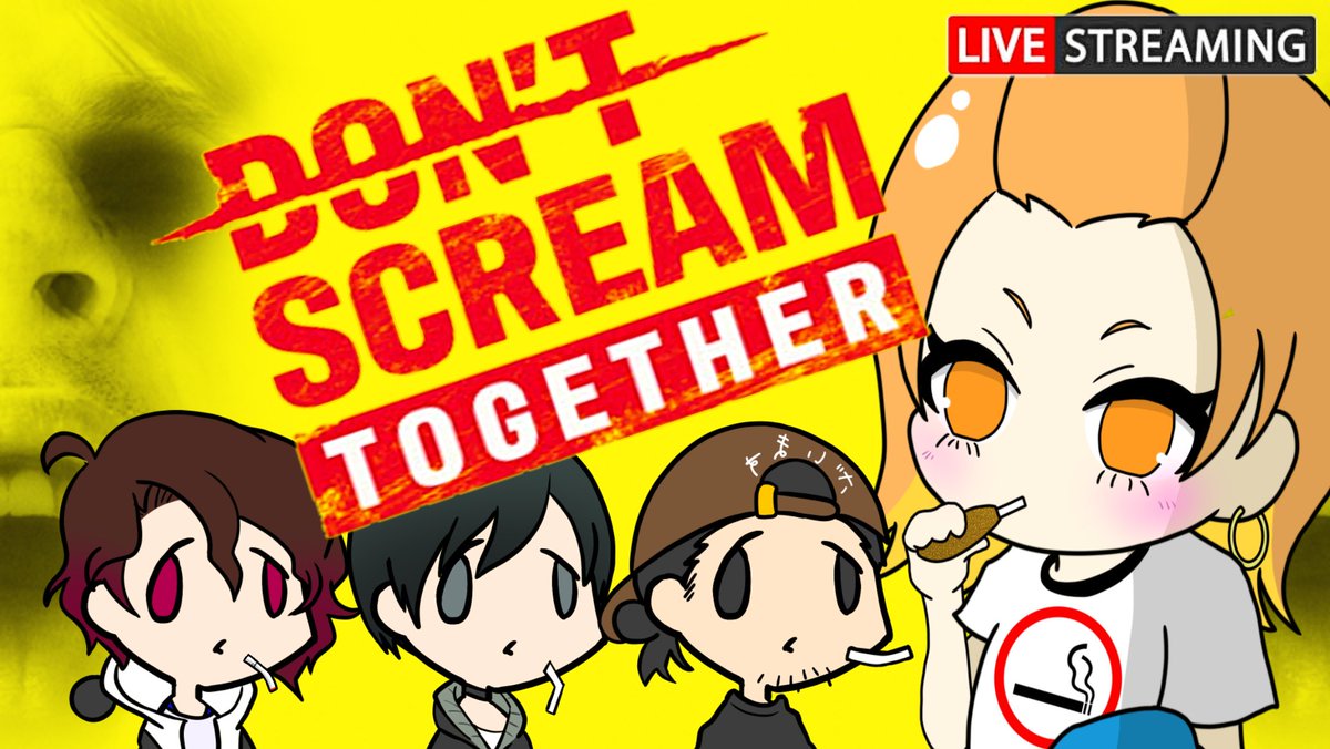 haru_chin_ch's tweet image. 今週の
OJISAN'z with 御園目メイは
絶対に誰も叫んではいけない！
一人でも叫べば連帯責任
GAMEOVER!!!!
【DON'T SCREAM TOGETHER】

からの麻雀です
宜しくどーど┏○))ﾍﾟｺｯ