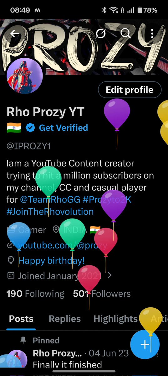 Rho Prozy YT 🇮🇳 tweet media