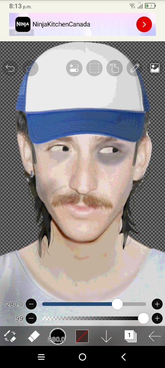 TH3GANGSTR's tweet photo. // working on another ninah oc.. I call him the trucker. https://t.co/HnJisEuJX7