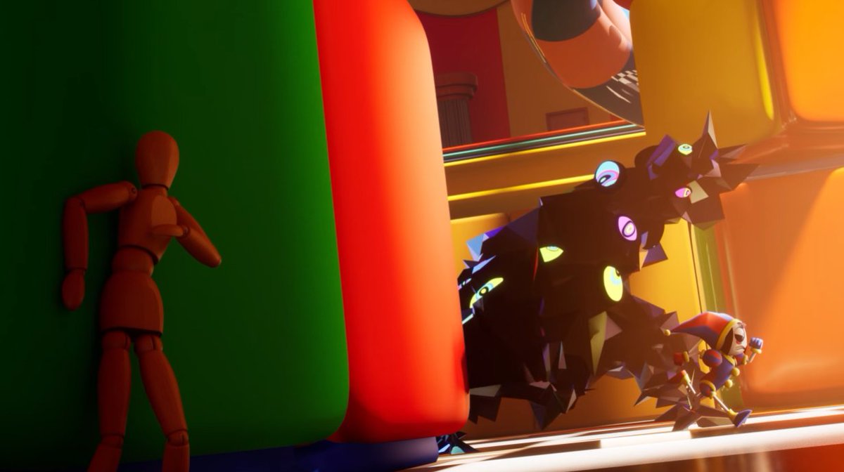 MILEZPERPROWER's tweet image. // TADC EP 7
.
.
.
I LOVE MY FUCKING HUSBAND. also hi pomni!!! get that fuckass mannequin out of the shot