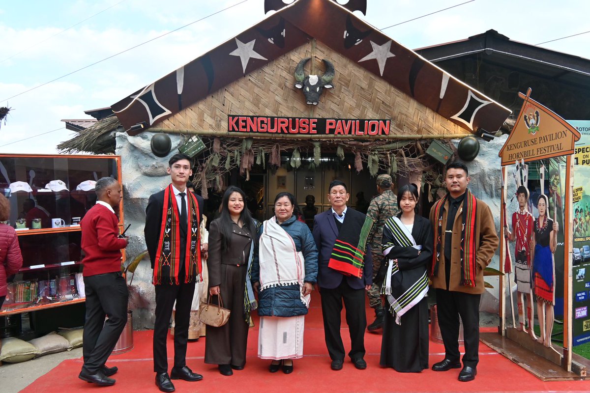 The Kenguruse Pavilion, set up by #SpearCorps during the #HornbillFestival2025 in #Nagaland, welcomed around 15,000 visitors who paid homage to Capt N. Kenguruse, MVC and other fallen Naga heroes. Visitors also enjoyed the pavilion’s ambience, displays and curated events