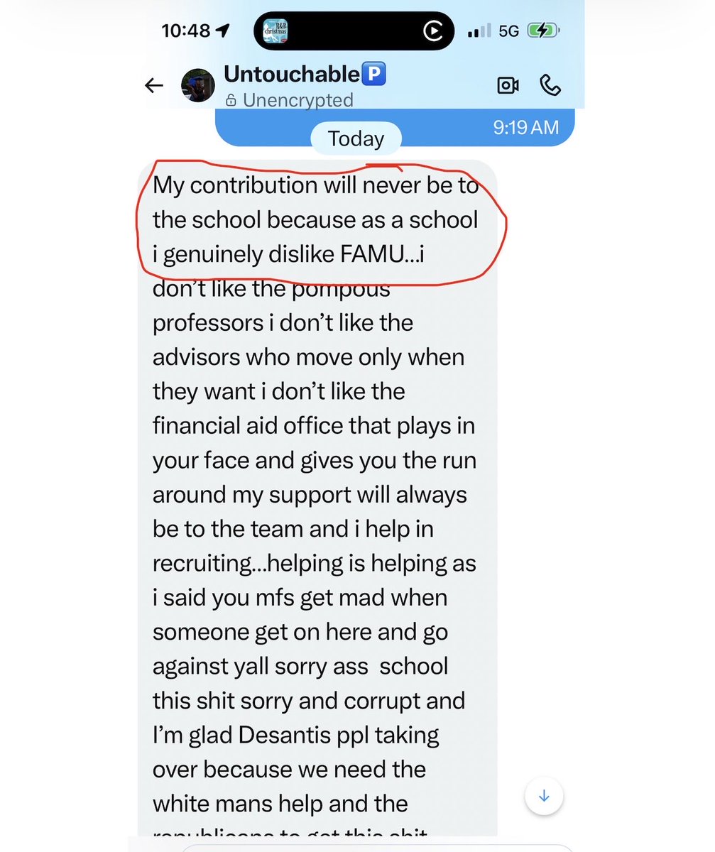 TheDiplomat13's tweet image. Went ahead and blocked him. Not because I shy away from opposing views or debate, but because he came into my inbox and said that he genuinely dislikes FAMU, so there is nothing left to say to him. He showed his whole hand and I only chop it up with Real MFN Rattlers, not the…