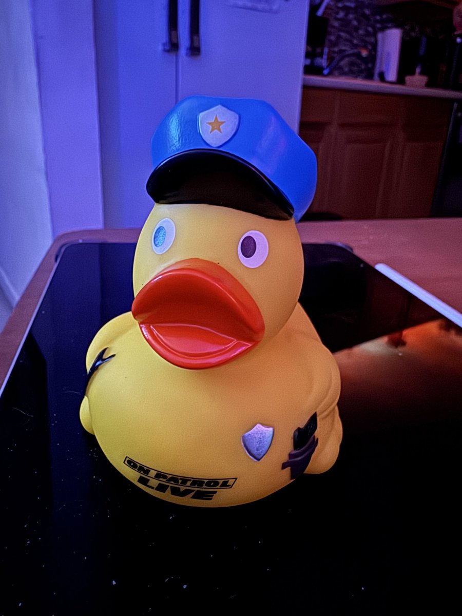 Got our On Patrol Duck and absolutely love it! <a href="/OfficialOPLive/">On Patrol: Live</a> <a href="/ReelzChannel/">REELZ</a> <a href="/danabrams/">Dan Abrams</a> <a href="/OnPatrolNation/">#OPNation</a>
