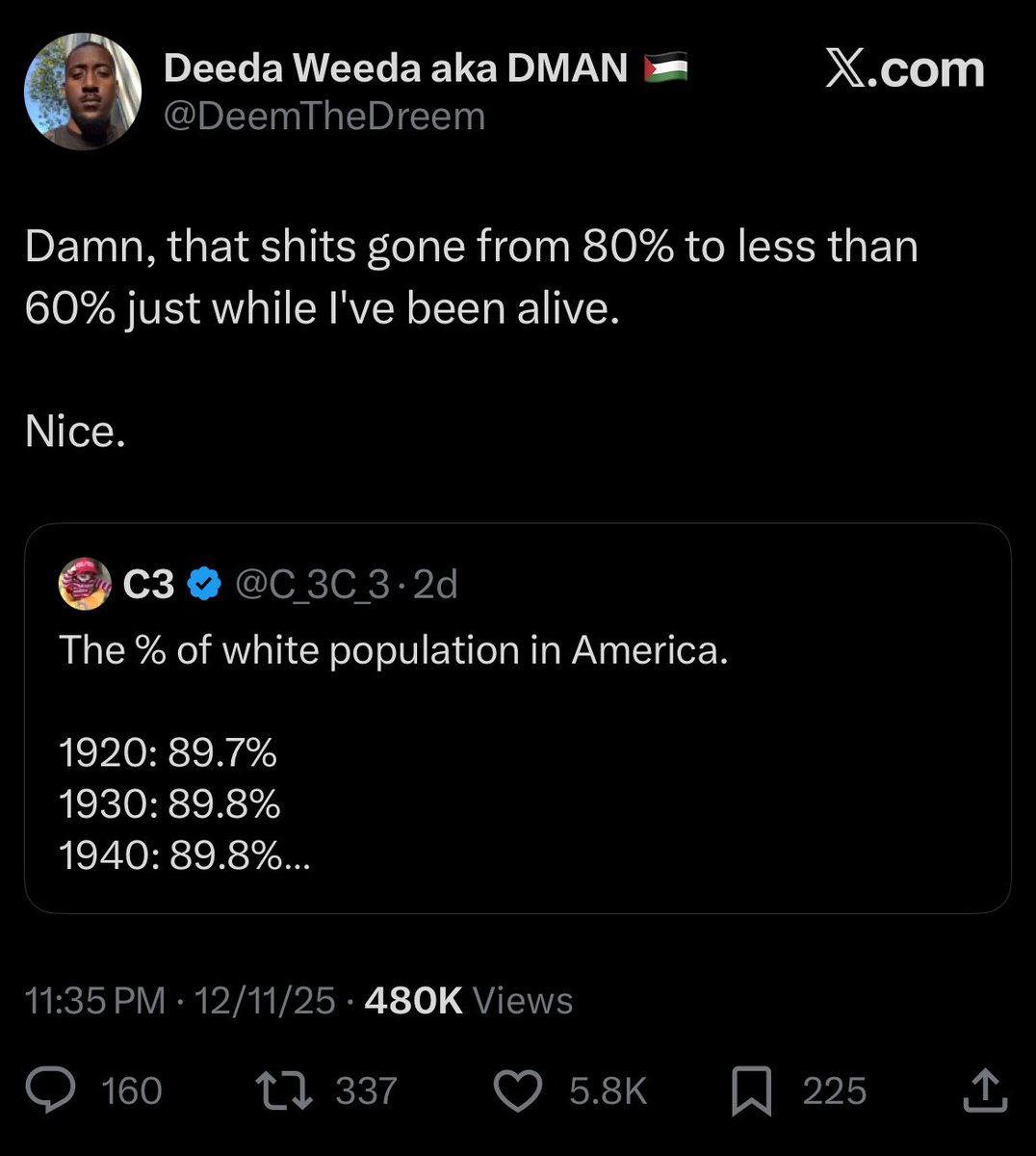 White_Amercan's tweet image. Realize where we are and act accordingly

At this point if you’re White and not anti-black, you’re worthless