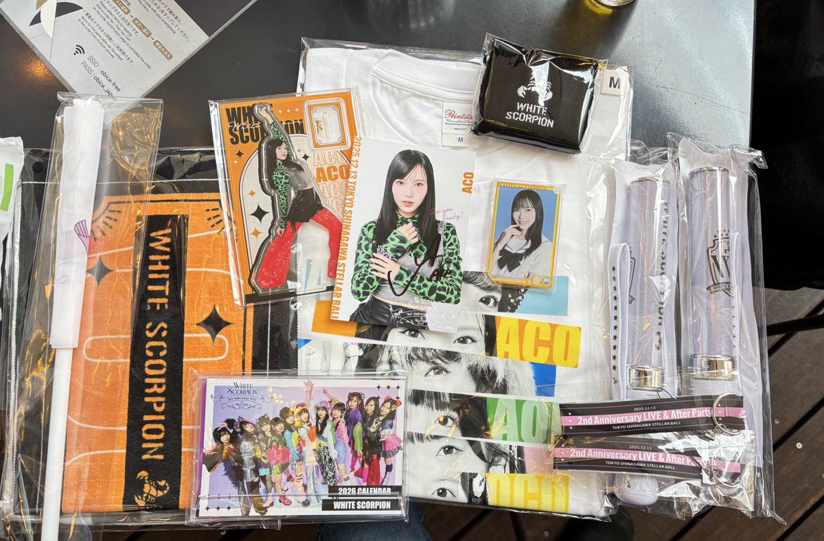 2nd Anniversary Live ACOサイン入りポストカード自引き🙌 @ACO_whsp T