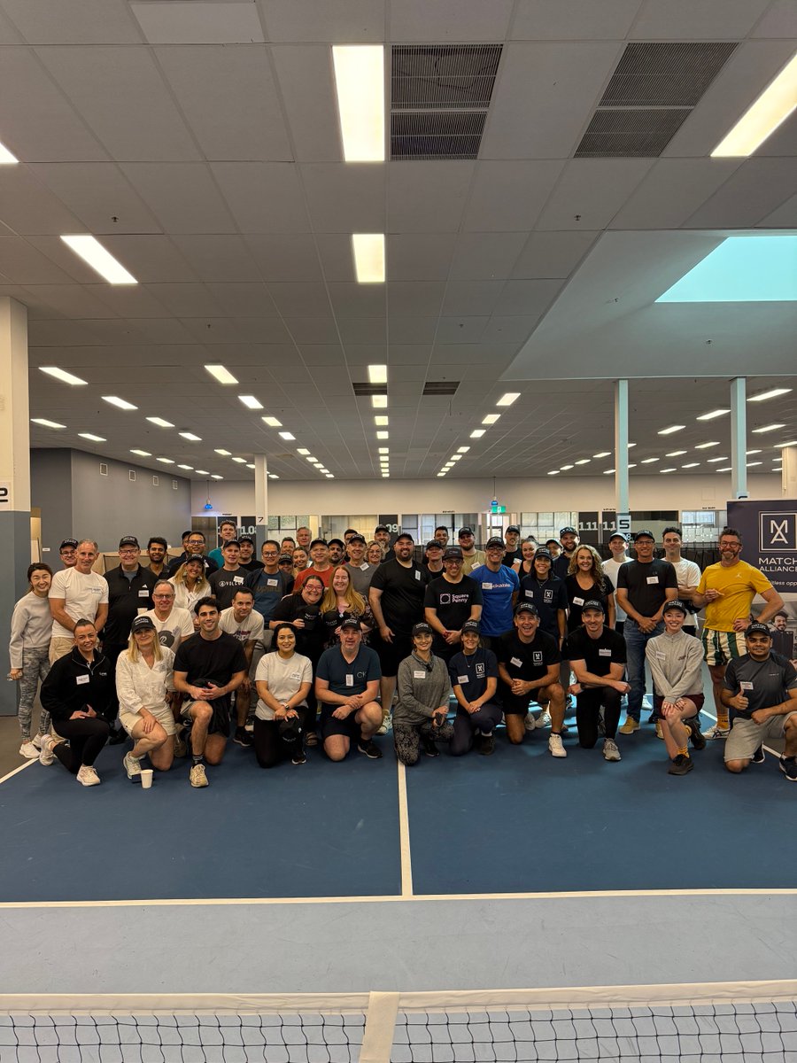 LarkAdvisory's tweet photo. 😃 Wrapping up the year on a high note with the MATCH Alliance team at their indoor pickleball event this week!

Looking forward to all the MATCH Alliance events coming in 2026.

#MatchAlliance #BusinessNetworking #ProfessionalNetwork #IndoorPickleBallEvent https://t.co/pqSfW0BUki