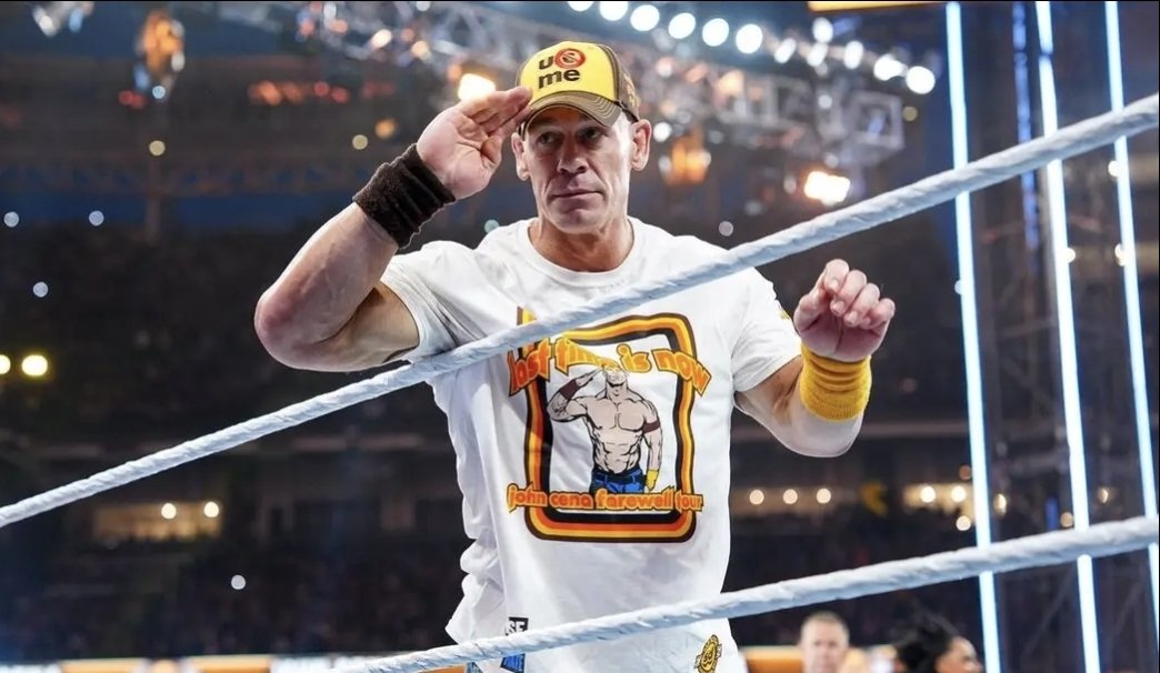 RhodesKotaEra's tweet image. In exactly 24 hours from now...

• John Cena will make his final entrance in gear
• John Cena will say "let's go to work" one last time
• John Cena will have hit his final Five Knuckle Shuffle
• John Cena will have hit his final AA
• John Cena VS Gunther will be finished
•…