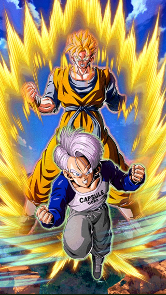 極限:トランクス（少年期）＆未来悟飯 超極限:超サイヤ人未来悟飯 超