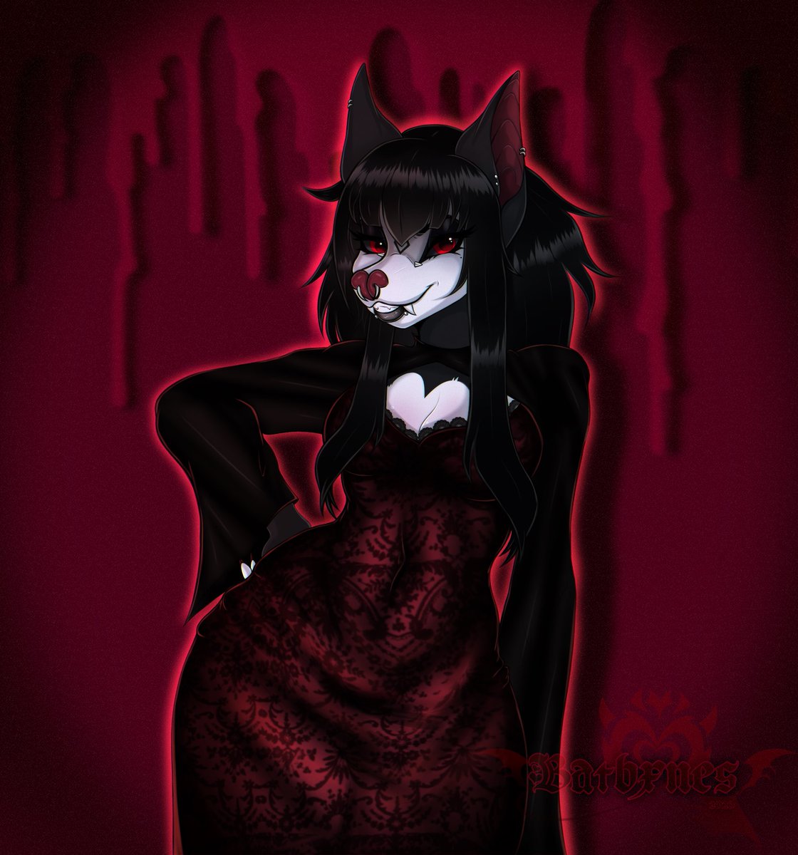 batbxnes's tweet photo. Halfbody of my OC, Vira 🖤 https://t.co/uFC5Tu3khQ