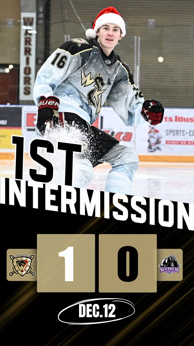 Warriors lead the first period 1-0 vs Silverbacks! ⚔️