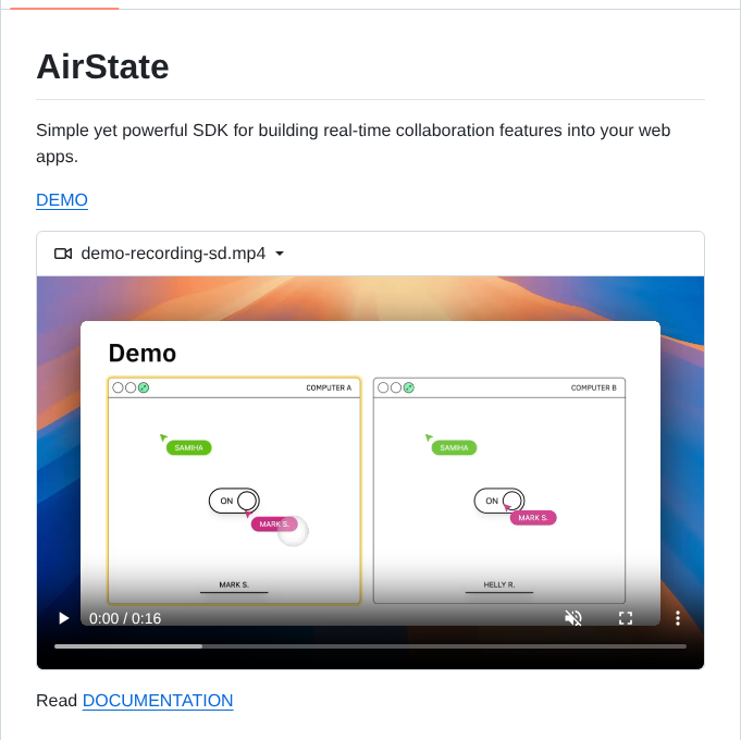 tom_doerr's tweet image. SDK for building real-time collaboration features

github.com/airstate/airst…