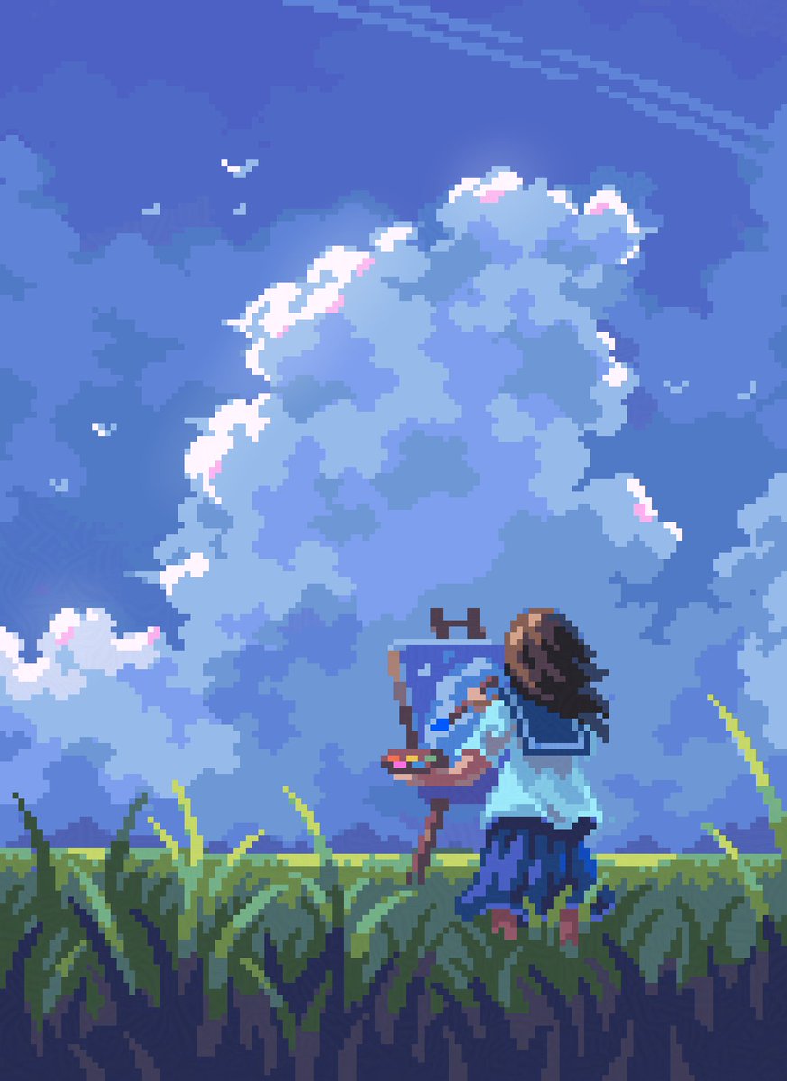 PixelArtJourney's tweet image. The place we dreamt of painting #pixelart