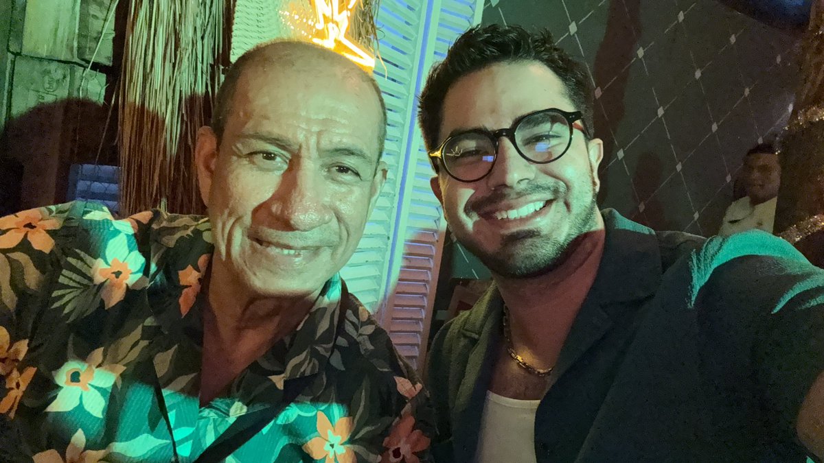 Con mi maestro de medicina interna. Grandes personas