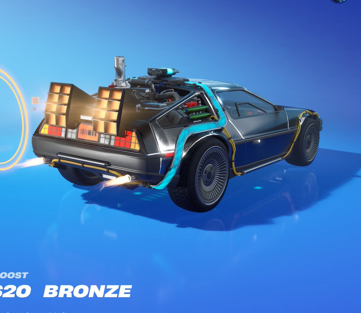 The Back to the Future DeLorean is officially coming to Fortnite! 🚘✨

🎵 Plays the iconic BTTF music when you enter
⏳ Creates time tunnels with a special ability
🗺️ Marked on the map for easy spotting
🧰 Special BTTF-themed chests with new items

Custom styles include: Back to